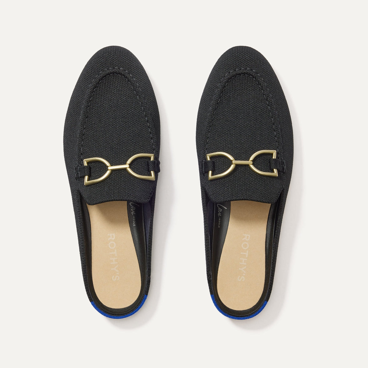 The Double Bit Loafer Mule - Black