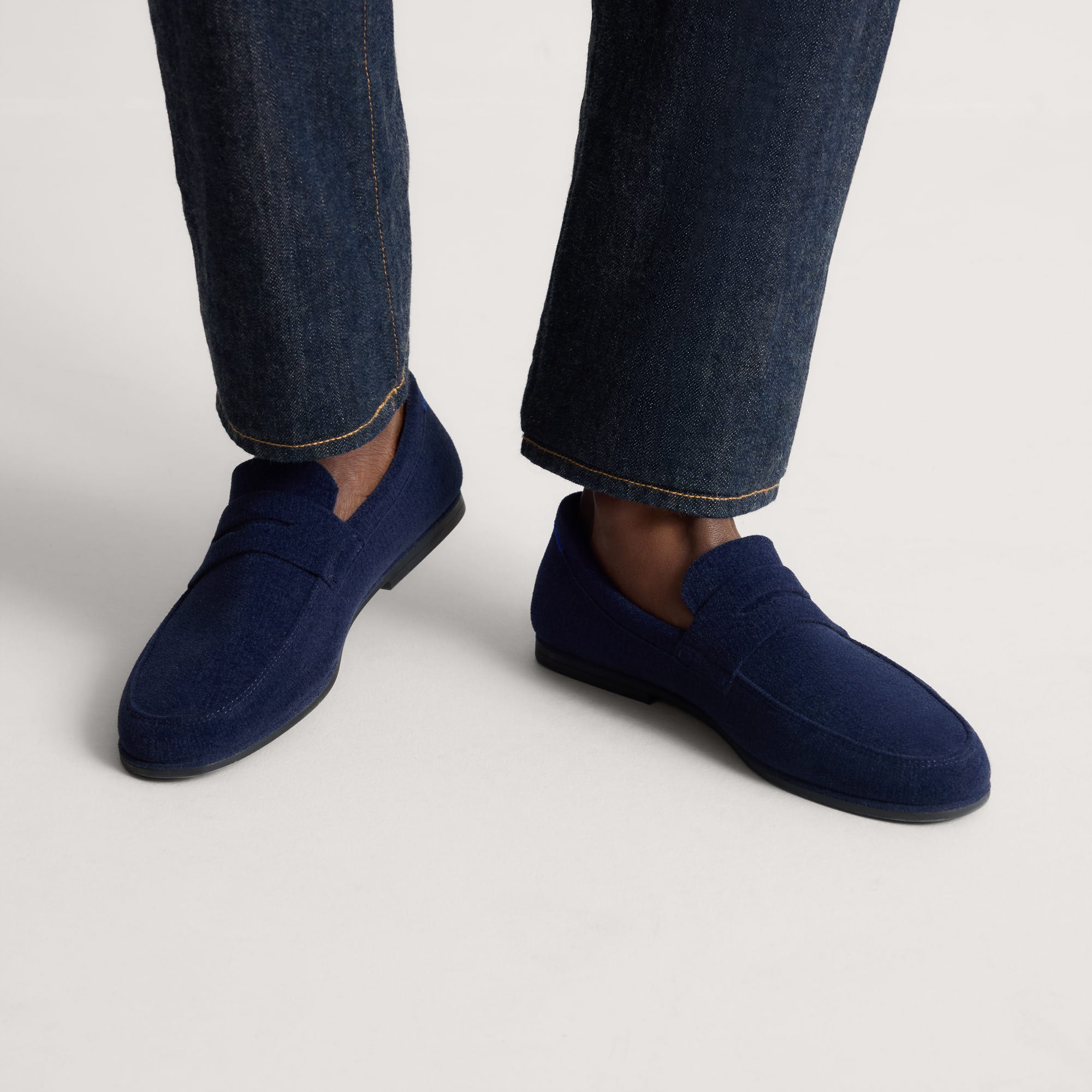 The Ravello Penny Loafer - ReVelvet™ Deep Navy