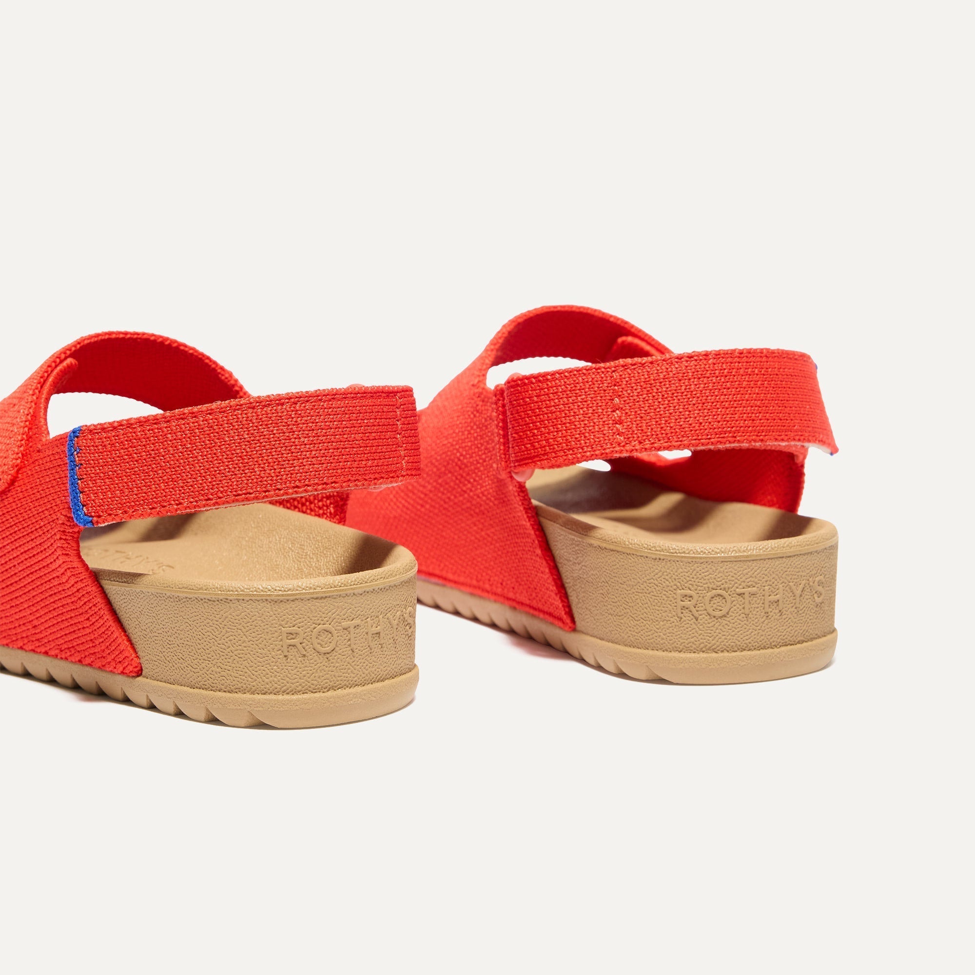 The Kids Double Strap Sandal - Firetruck Red
